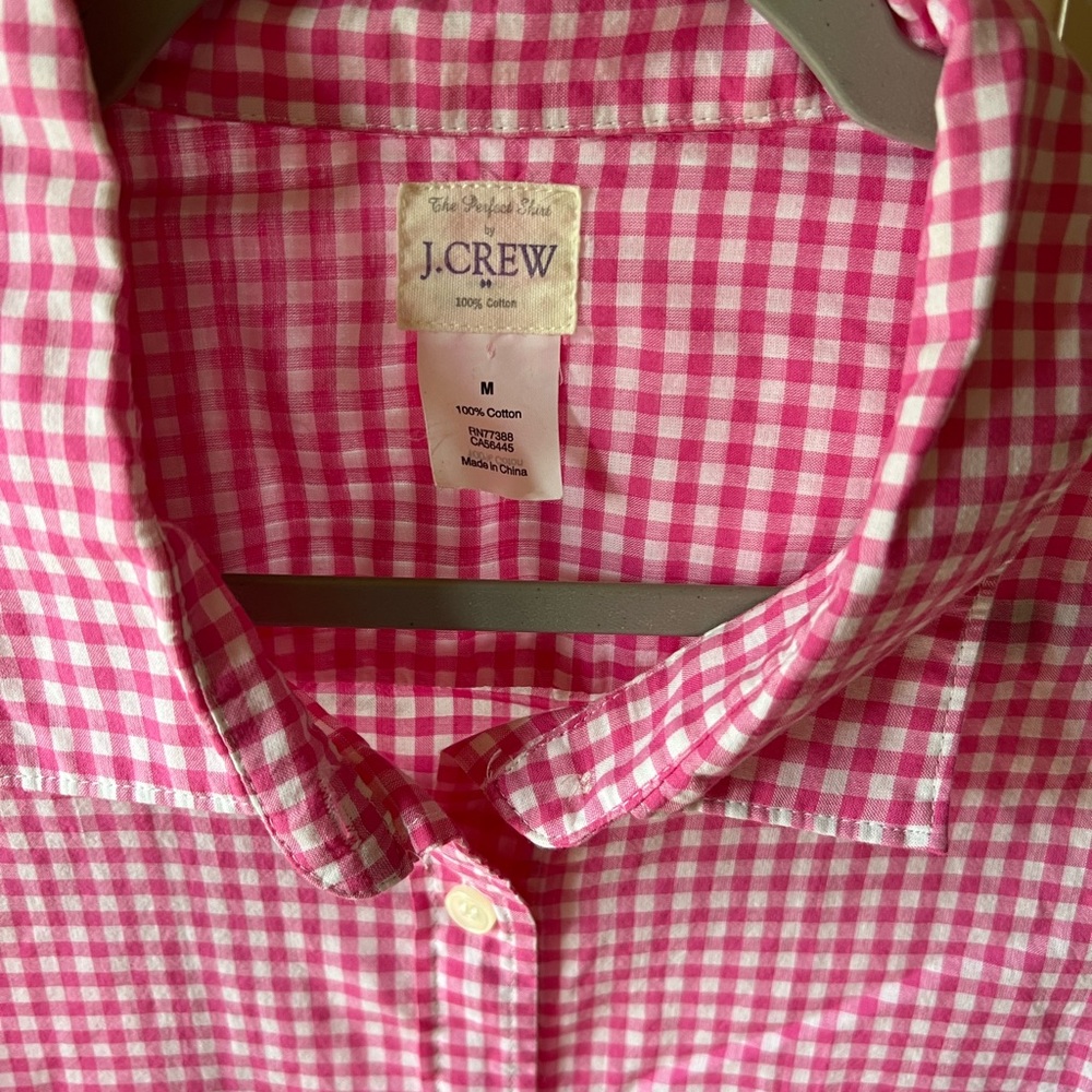 J. Crew Cotton Gingham Button Down - image 3